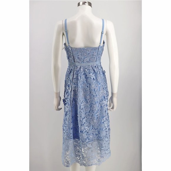 Ted Baker NEW Pale Blue Valens Lace Midi Dress - Picture 7 of 12